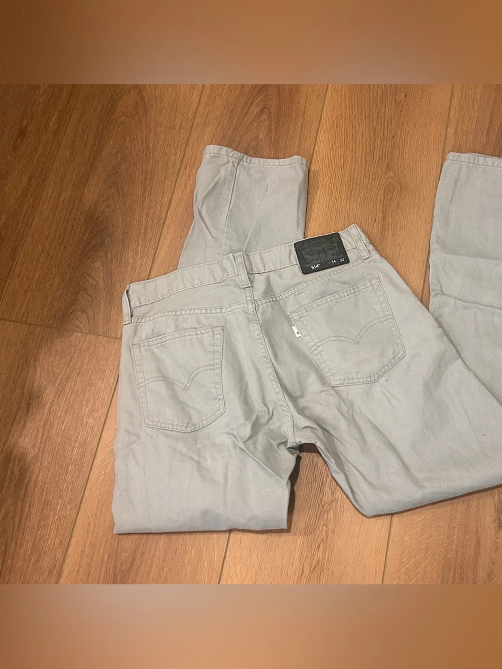 Levi's 514 Men's Jeans — Light Gray 34 x 32